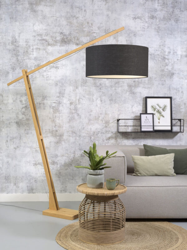 Bamboe vloerlamp Scandinavisch grijs GOOD&MOJO Montblanc - Image 2