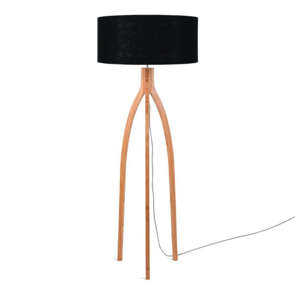 Zwarte vloerlamp kruk klein GOOD&MOJO Annapurna