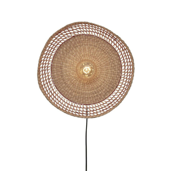 Boheemse wandlamp seagrass rood GOOD&MOJO Pantanal