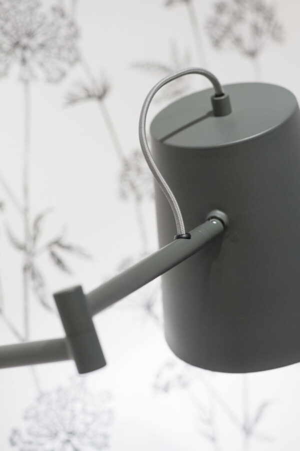 Grijze retro metalen wandlamp It's About RoMi Brisbane - Image 7