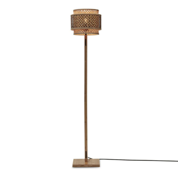 Bohemien vloerlamp naturel bamboe GOOD&MOJO Bhutan