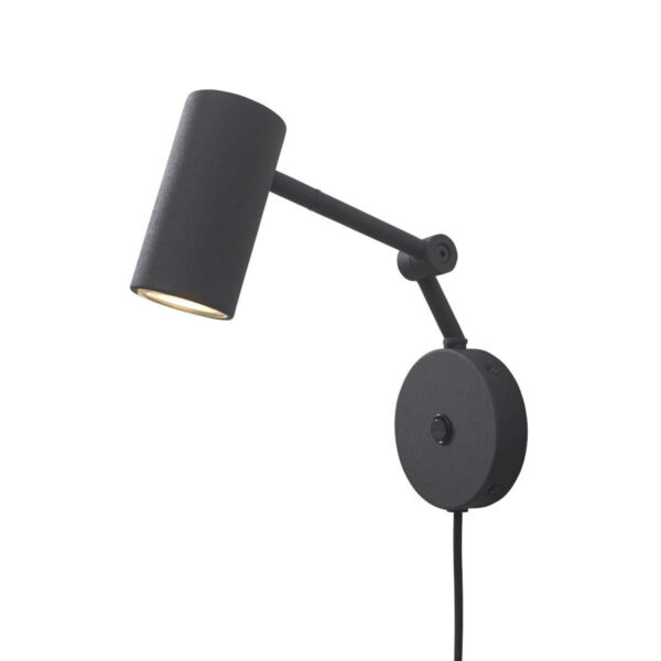 Retro zwarte wandlamp metaal It's About RoMi Montreux