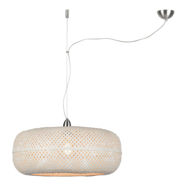 Bohemien hanglamp wit bamboe GOOD&MOJO Palawan