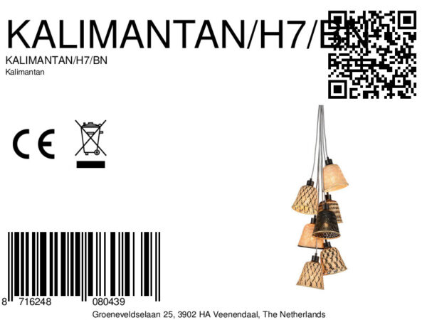 Klokvormige naturel bamboe bohemian hanglampen GOOD&MOJO Kalimantan - Image 13