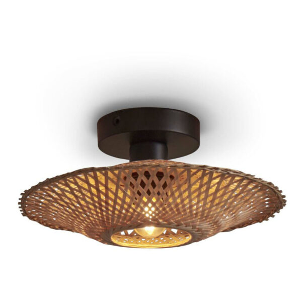 Ringvorm plafondlamp bamboe naturel XS GOOD&MOJO Kalimantan