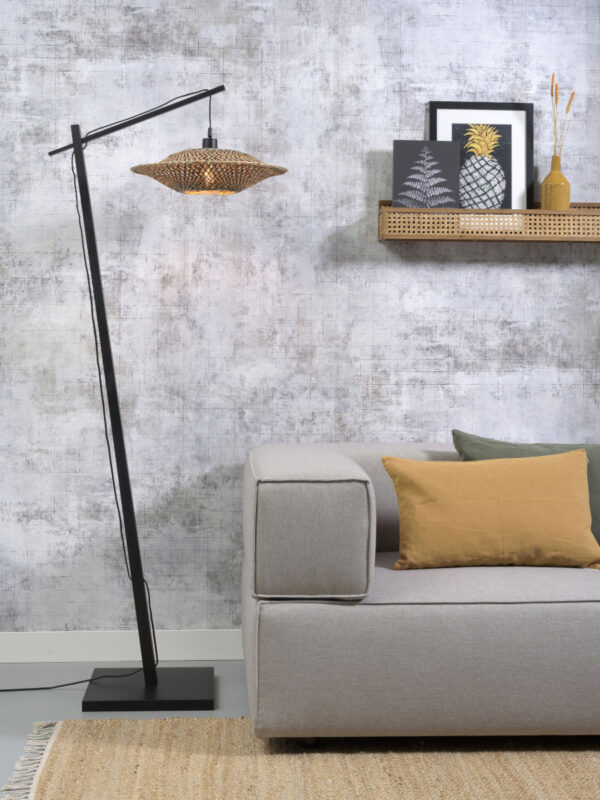 Zwarte vloerlamp ufo klein GOOD&MOJO Bali - Image 2