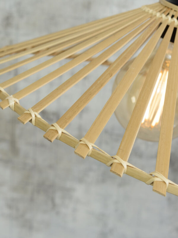 Hanglamp zwart-naturel bamboe bohemian GOOD&MOJO Bromo - Image 3