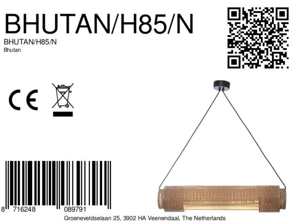 Bamboe naturel bohemian hanglamp GOOD&MOJO Bhutan - Image 12