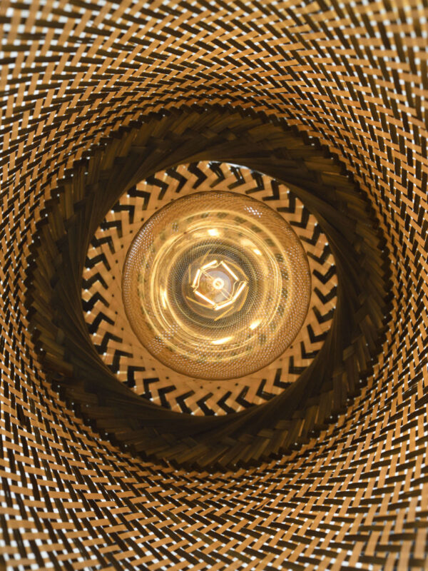 Bamboe naturel hanglamp zwart bohemian GOOD&MOJO Kalimantan - Image 8