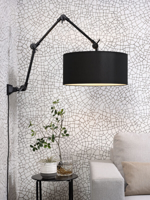 Retro zwarte metalen wandlamp It's About RoMi Amsterdam - Image 5