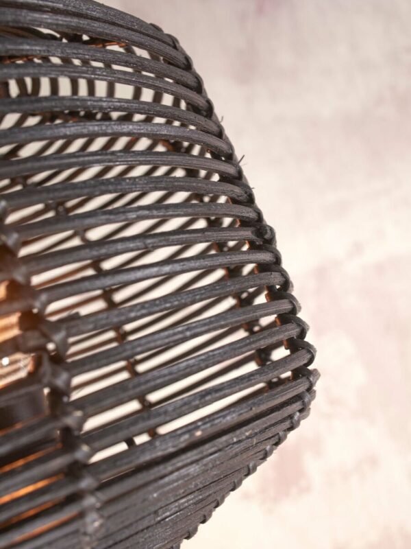 Bamboe vloerlamp bohemian zwart rotan GOOD&MOJO Tanami - Image 7