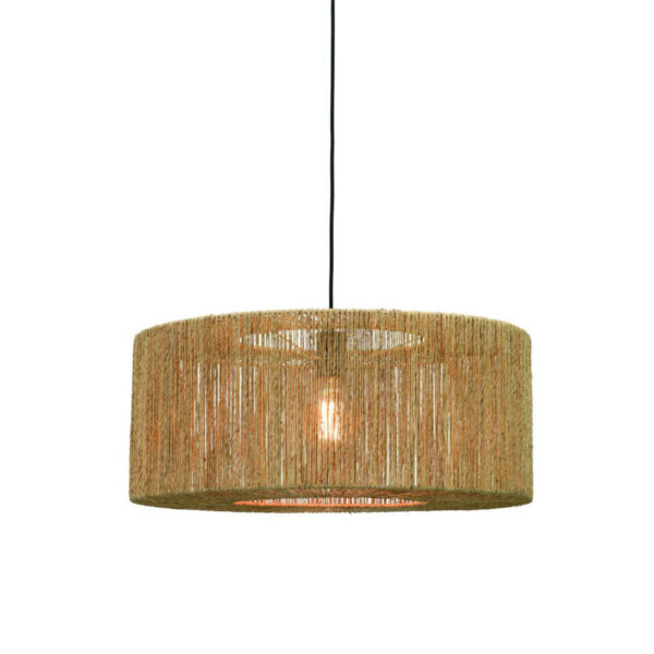 Rieten zwarte naturel bohemian hanglamp GOOD&MOJO Iguazu