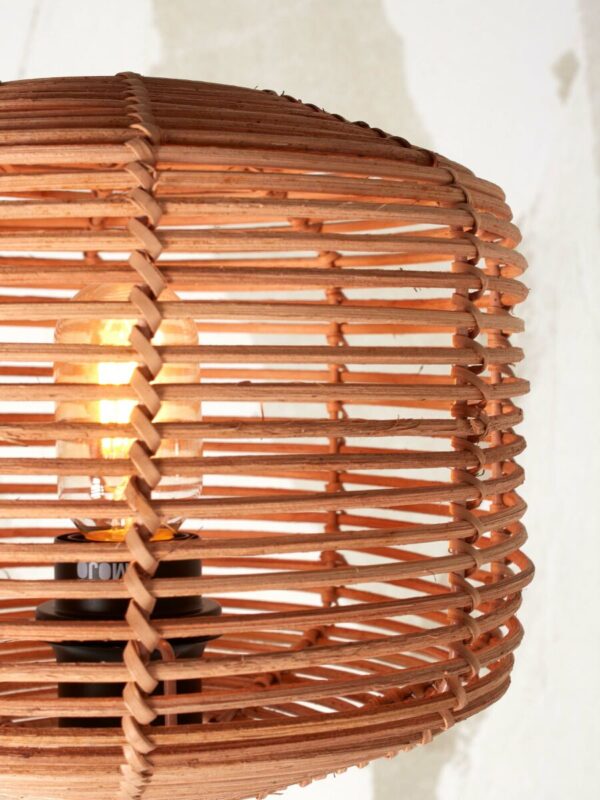 Naturel rotan bamboe vloerlamp bohemien GOOD&MOJO Tanami - Image 4