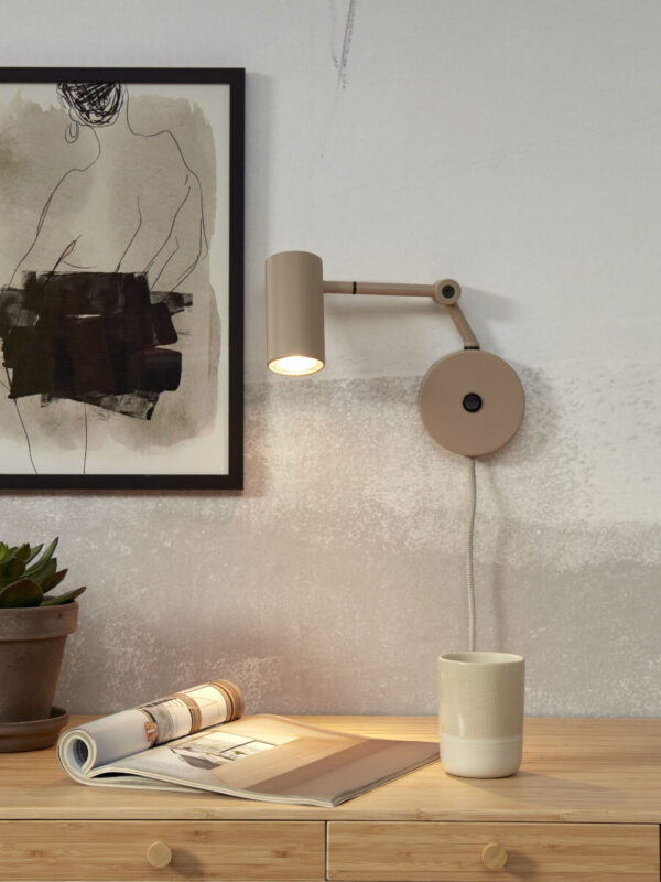 Wandlamp grijs retro metaal It's About RoMi Montreux - Image 5
