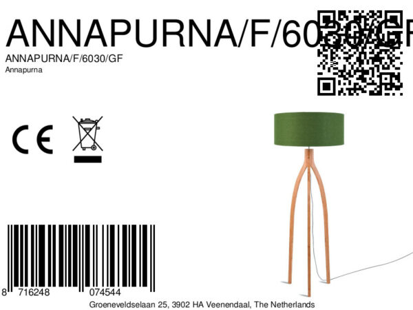 Groene vloerlamp kruk klein GOOD&MOJO Annapurna - Image 8