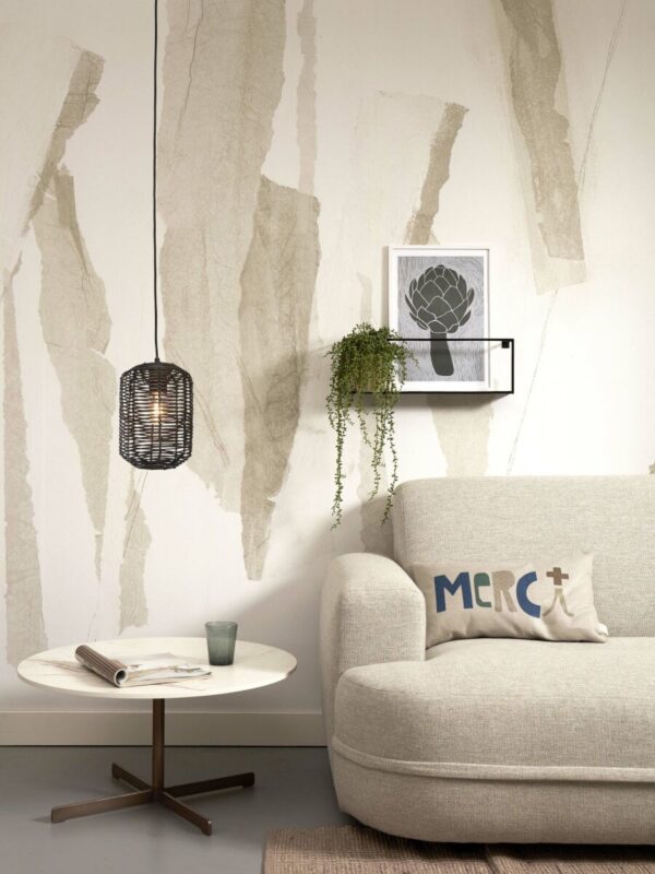 Zwart rotan bohemien hanglamp metaal GOOD&MOJO Tanami - Image 12