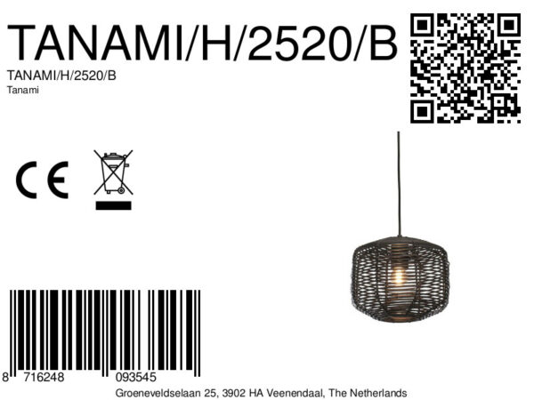 Bohemian vloerlamp zwart metaal rotan GOOD&MOJO Tanami - Image 15