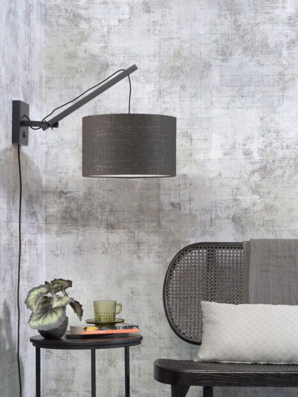 Donkergrijze wandlamp enkelgewricht GOOD&MOJO Andes - Image 5