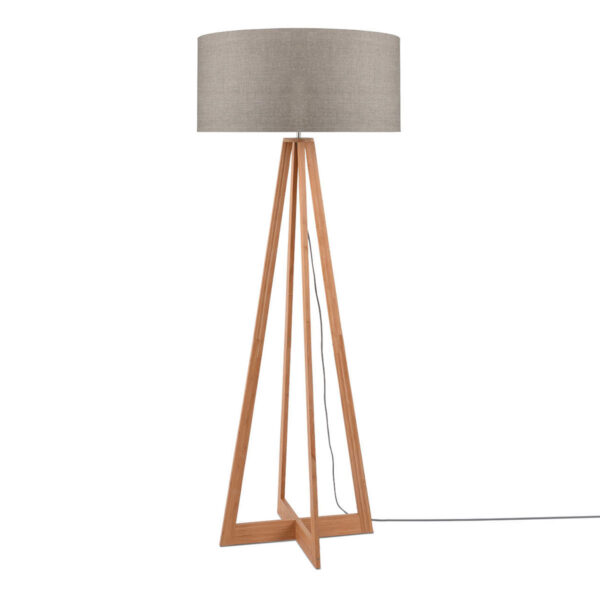 Loodgrijze vloerlamp 3-hoek GOOD&MOJO Everest