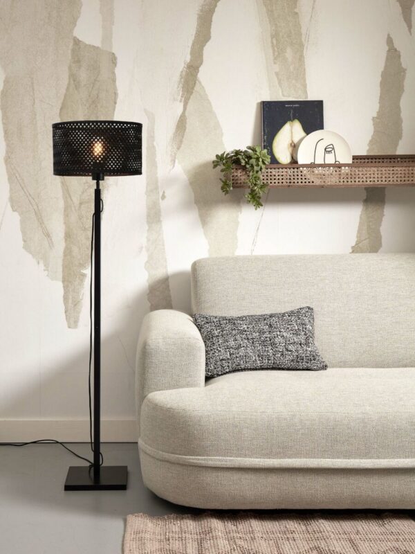Bamboe zwarte vloerlamp bohemien GOOD&MOJO Java - Image 2
