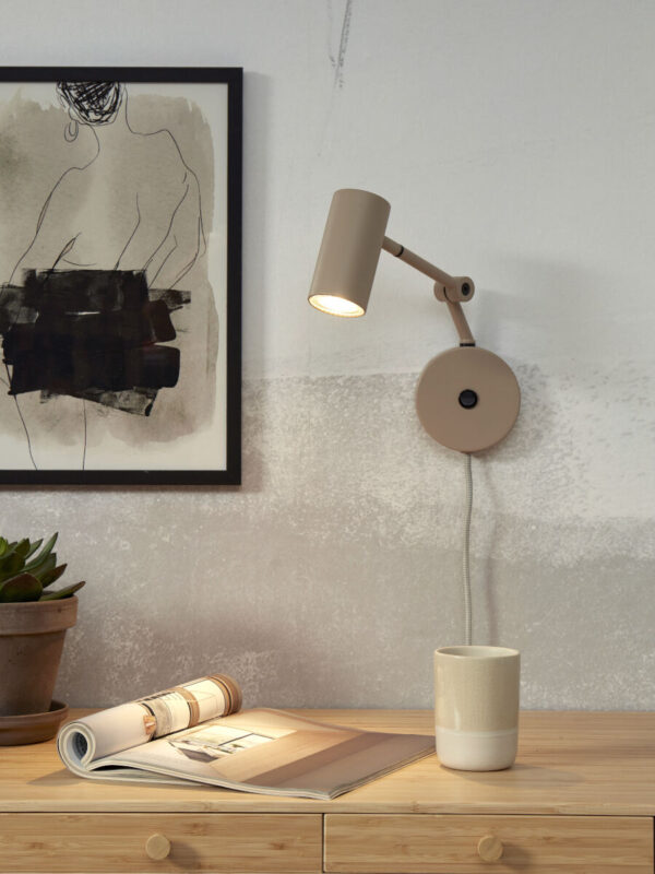 Wandlamp grijs retro metaal It's About RoMi Montreux - Image 2