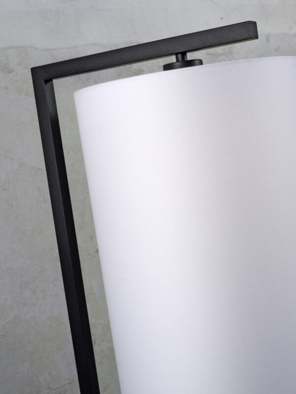 Vloerlamp metaal/katoen witte cilinderkap It's About RoMi Boston - Image 3