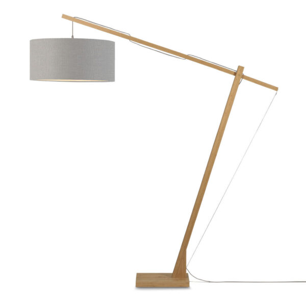 Vloerlamp grijs linnen Scandinavisch GOOD&MOJO Montblanc