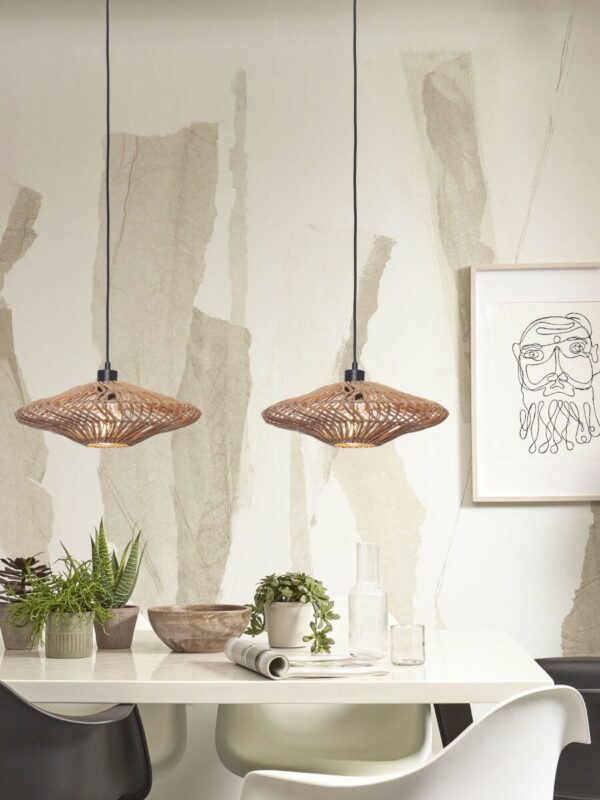 Hanglamp naturel bohemian metaal rotan GOOD&MOJO Zanzibar - Image 5