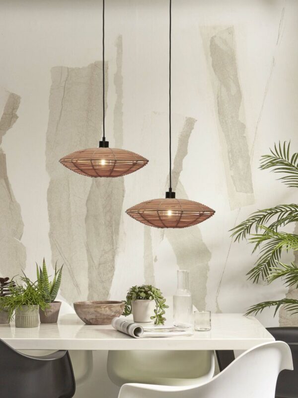 Ronde hanglamp bohemian naturel rotan GOOD&MOJO Tanami - Image 8