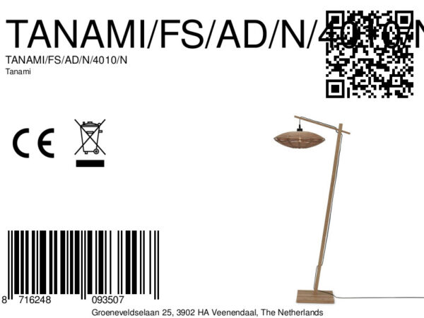 Naturel vloerlamp bohemian rotan bamboe GOOD&MOJO Tanami - Image 12