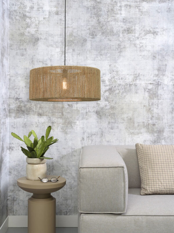 Rieten zwarte naturel bohemian hanglamp GOOD&MOJO Iguazu - Image 12