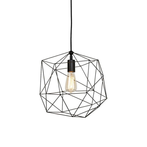 Zwarte hanglamp lijnenspel It's About RoMi Copenhagen