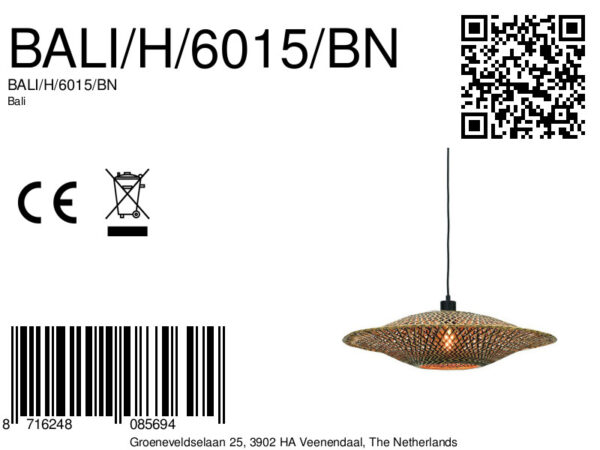 Hanglamp ufo middelgroot GOOD&MOJO Bali - Image 14