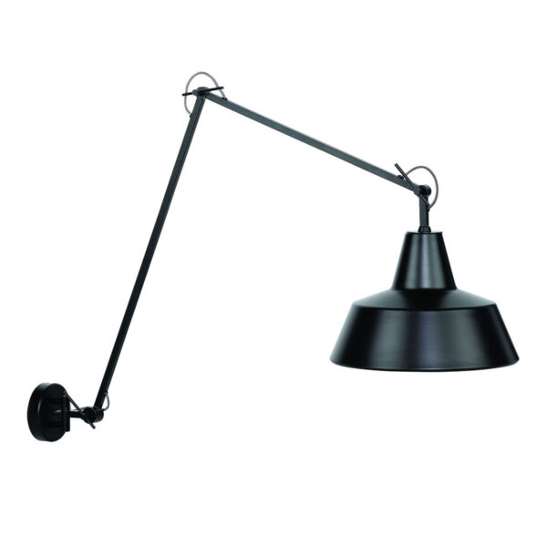 Zwarte wandlamp 3-scharnieren It's About RoMi Chicago