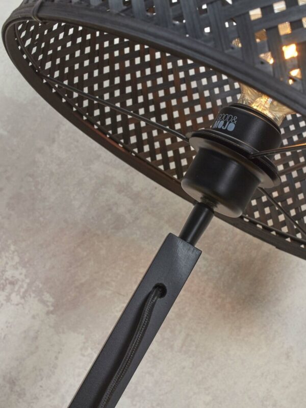 Bamboe zwarte vloerlamp bohemien GOOD&MOJO Java - Image 3
