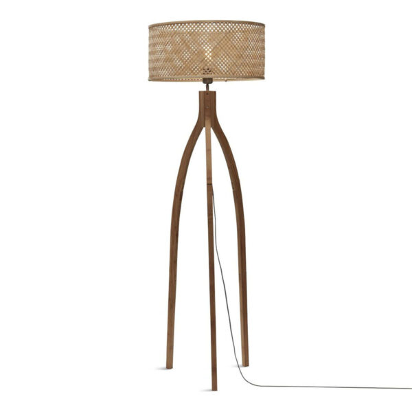 Naturel bamboe boheemse vloerlamp GOOD&MOJO Java
