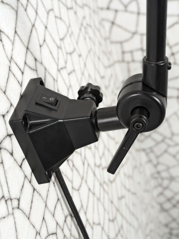 Metalen grijze retro wandlamp It's About RoMi Amsterdam - Image 4