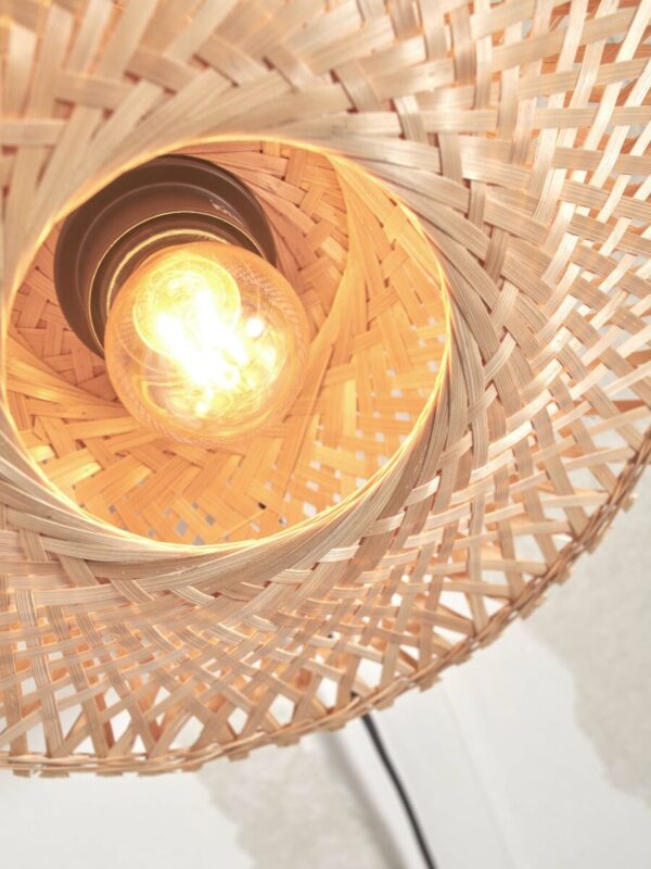 Naturel bohemian bamboe wandlamp XS GOOD&MOJO Kalimantan - Image 6