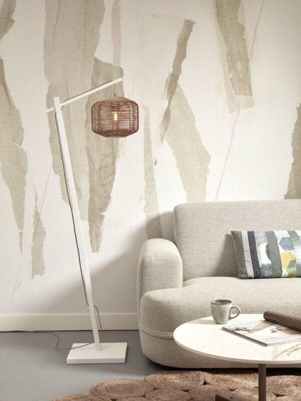 Vloerlamp naturel rotan bohemian bamboe GOOD&MOJO Tanami - Image 2