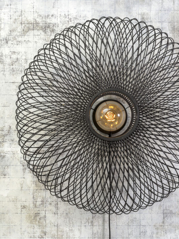 Wandlamp zwart bohemien bamboe GOOD&MOJO Cango - Image 7
