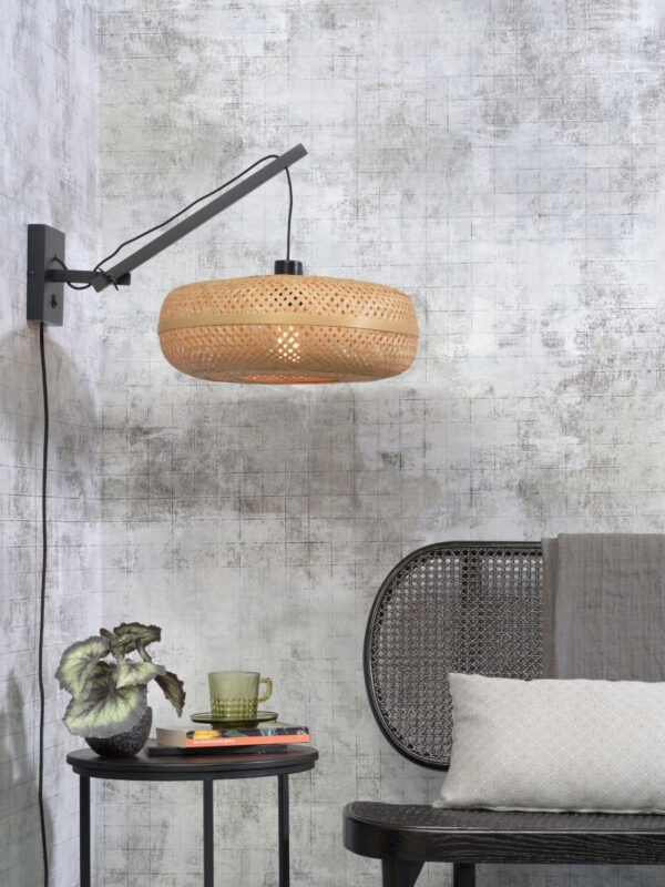Naturel bamboe bohemian wandlamp GOOD&MOJO Palawan - Image 2