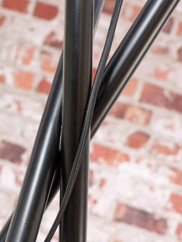 Metalen moderne vloerlamp zwart katoen It's About RoMi Hampton - Image 3
