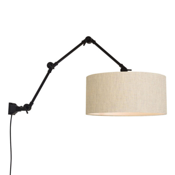 Metalen grijze retro wandlamp It's About RoMi Amsterdam