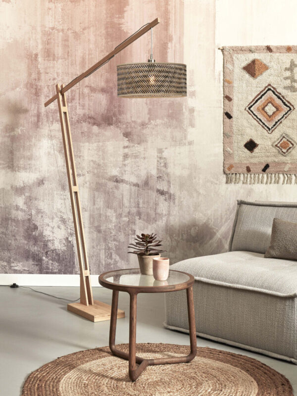 Naturel zwarte bamboe boheemse vloerlamp GOOD&MOJO Java - Image 5