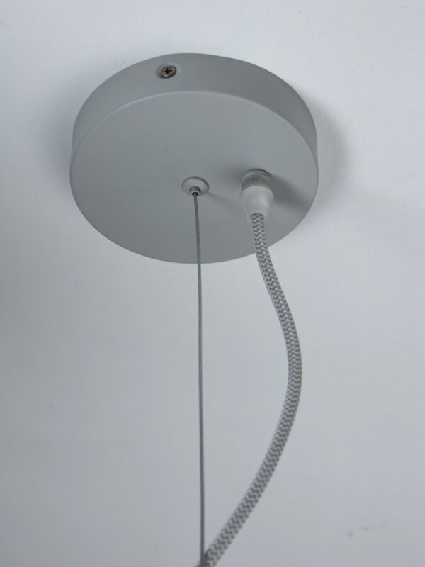 Grijs metaal moderne glazen hanglamp It's About RoMi Bologna - Image 8