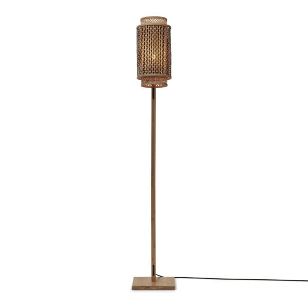 Bamboe vloerlamp bohemian naturel GOOD&MOJO Bhutan