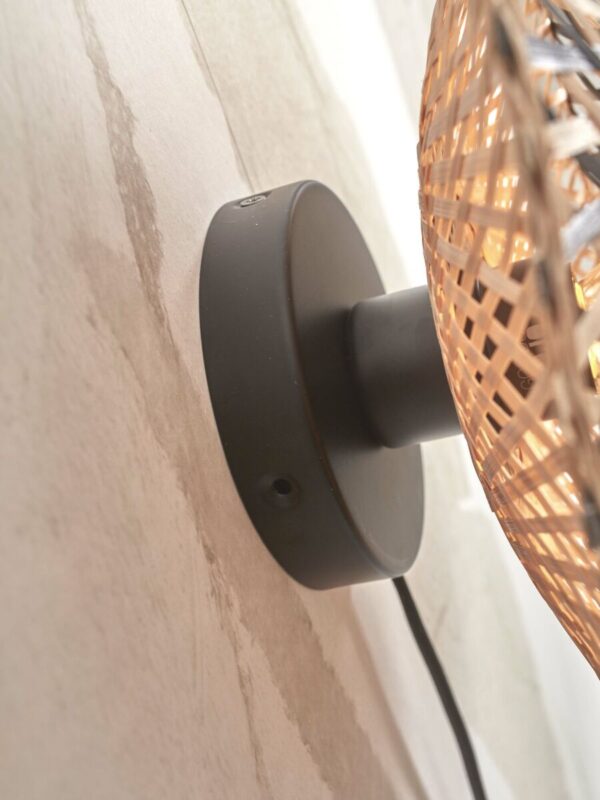 Bohemian bamboe wandlamp naturel/zwart S GOOD&MOJO Kalimantan - Image 3