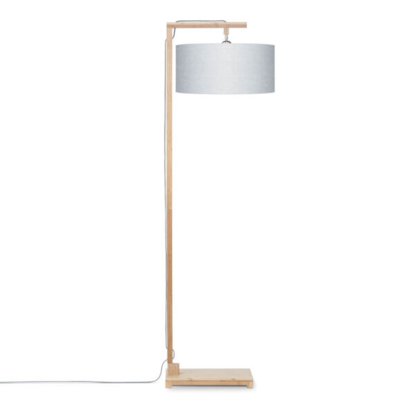 Linnen grijze vloerlamp Scandinavisch GOOD&MOJO Himalaya