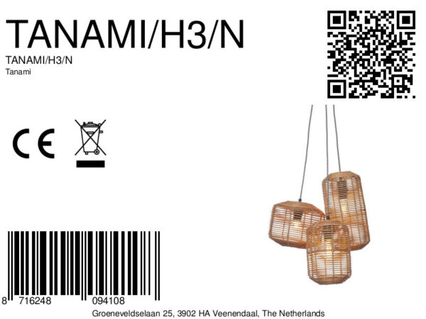 Hanglampen naturel metaal rotan bohemien GOOD&MOJO Tanami - Image 12