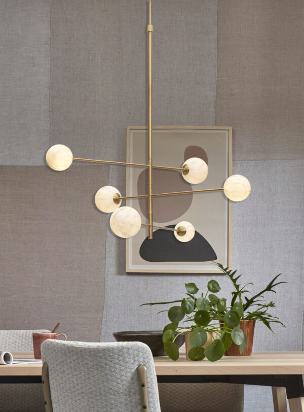 Goudkleurige hanglamp 6-dessinbol halters It's About RoMi Carrara - Image 8